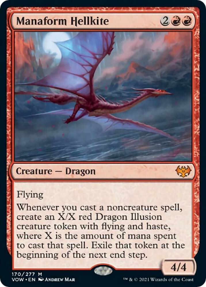 Manaform Hellkite (VOW-M-FOIL)