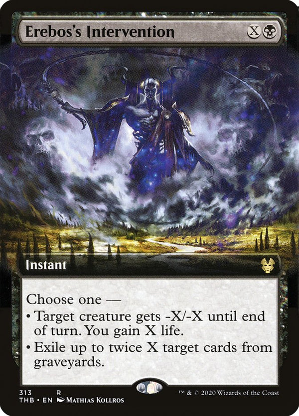 Erebos's Intervention [#313 Extended Art] (THB-R-FOIL)