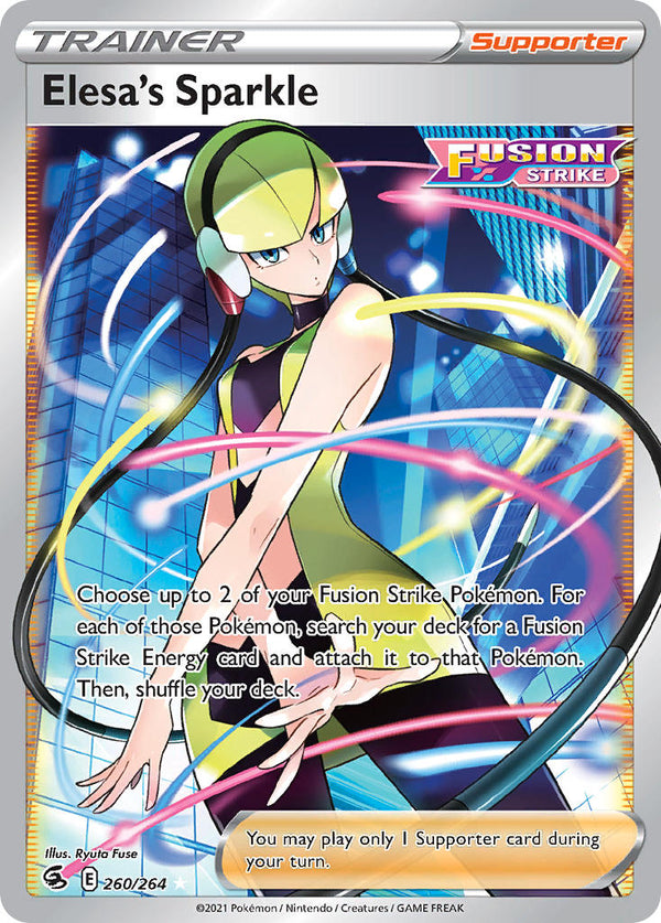 Elesa's Sparkle (Full Art) - 260/264 (SWSH08) Ultra Rare - Near Mint Holofoil