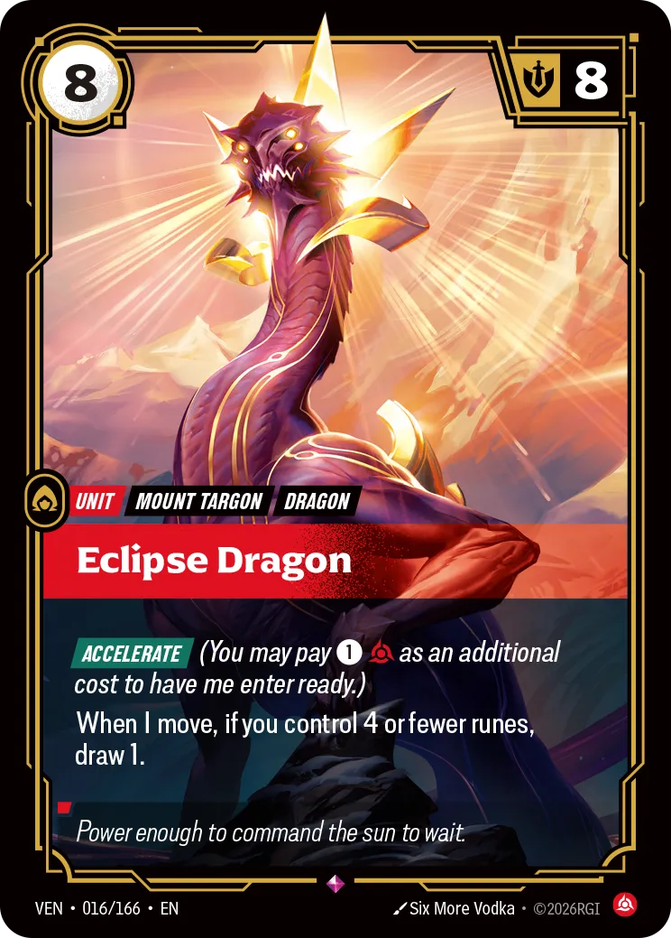 Eclipse Dragon - 016/166 (VEN) Rare