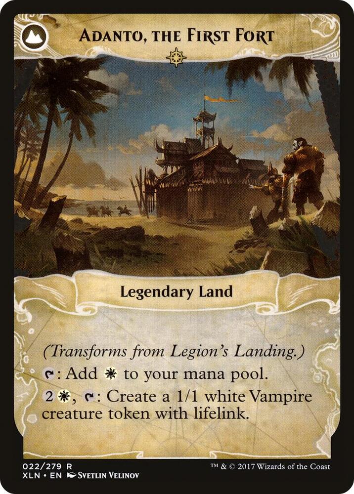 Legion's Landing // Adanto, the First Fort (XLN-R-FOIL)