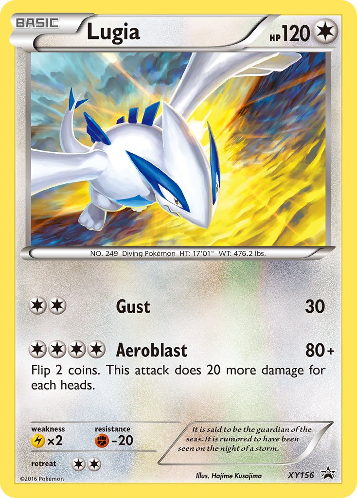 Lugia - XY156 (XY:PR) Promo - Near Mint Holofoil