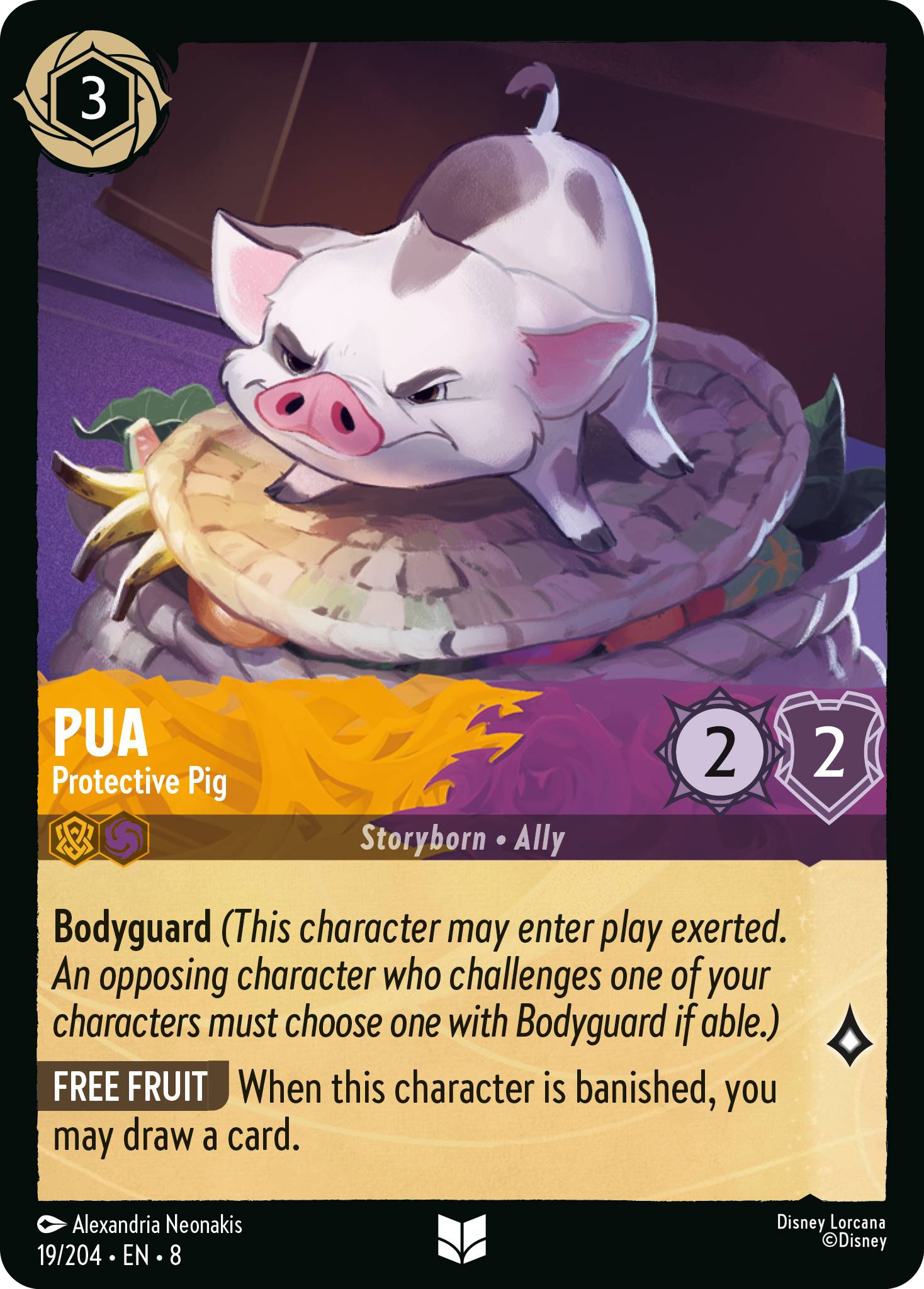 Pua - Protective Pig (Reign of Jafar - 019/204 ) Uncommon