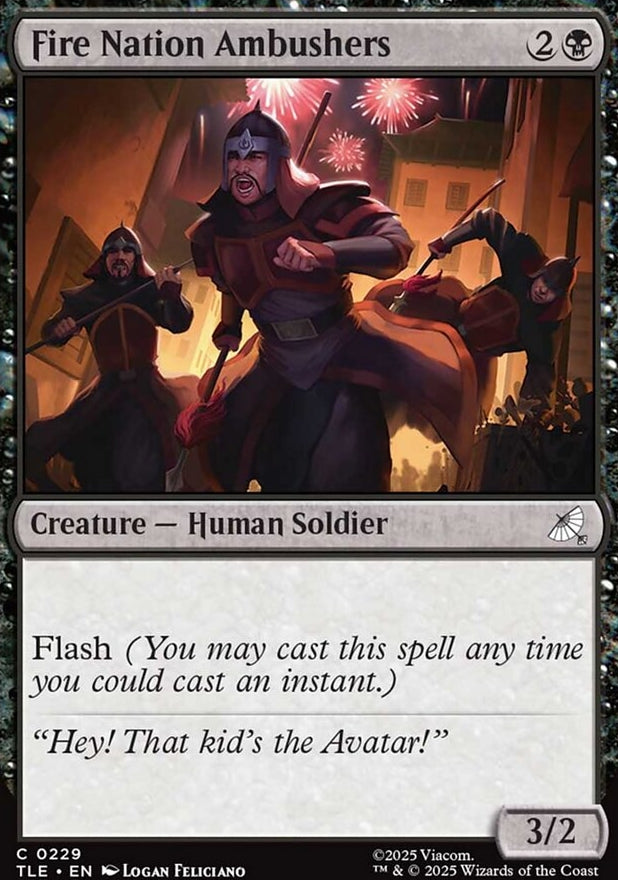 Fire Nation Ambushers [ #0229 ] (TLE-C)