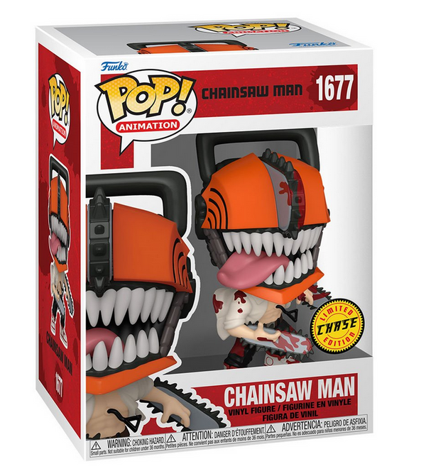 POP Figure: Chainsaw Man #1677 - Chainsaw Man (Chase)