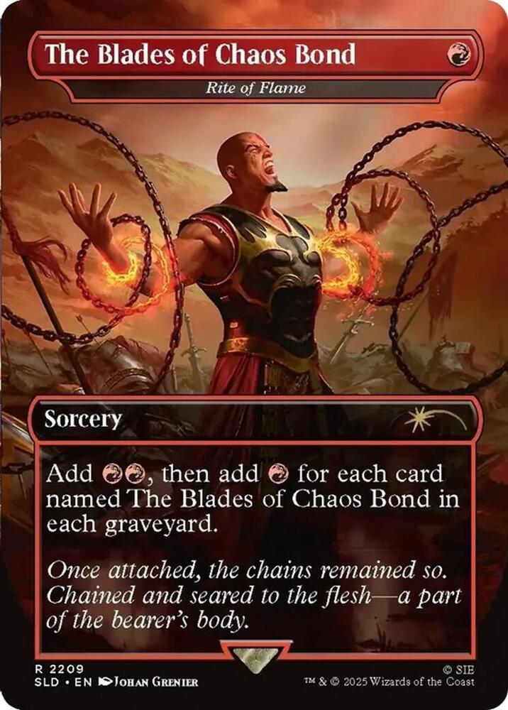 The Blades of Chaos Bond (Rite of Flame) [ #2209 ] (SLD-R-FOIL)