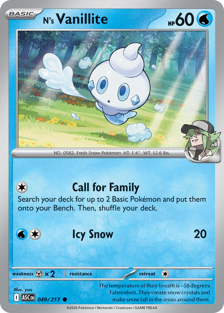 N's Vanillite - 049/217 (ASC) Common