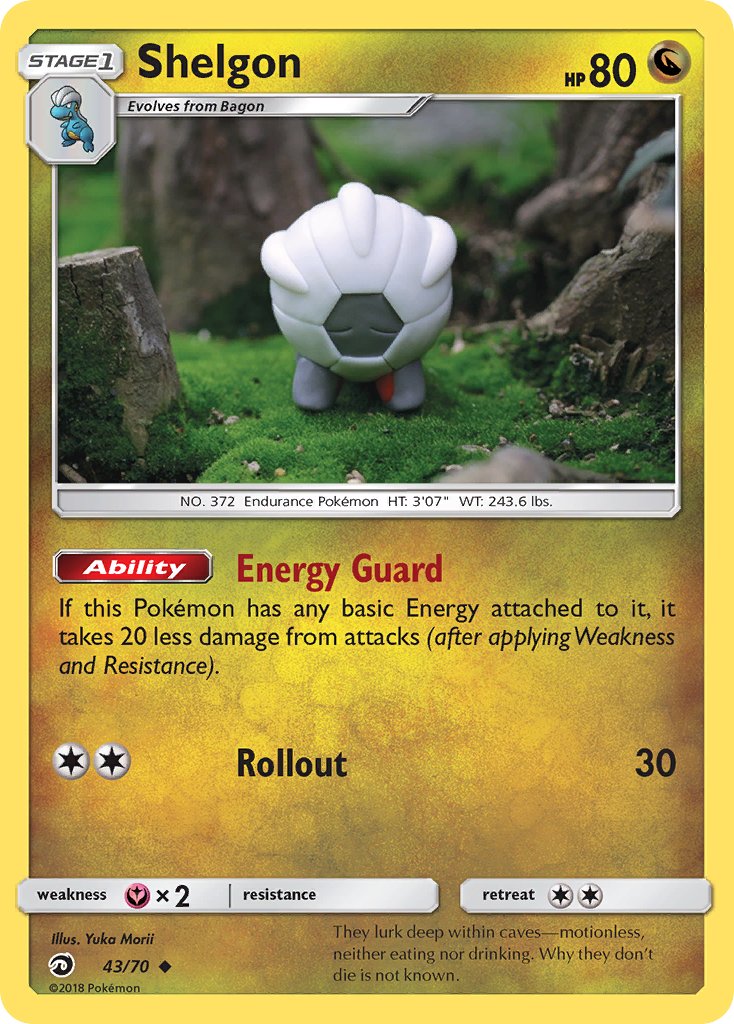 Shelgon - 43/70 (DRM) Uncommon - Near Mint