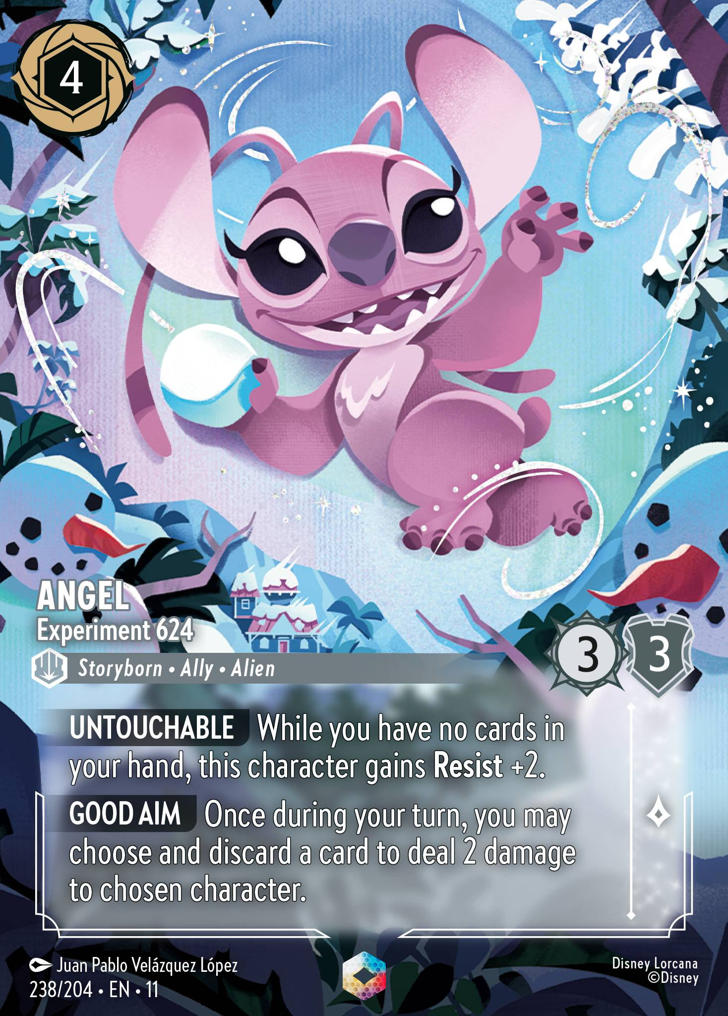 Angel - Experiment 624  (238/204 - Winterspell)  Enchanted