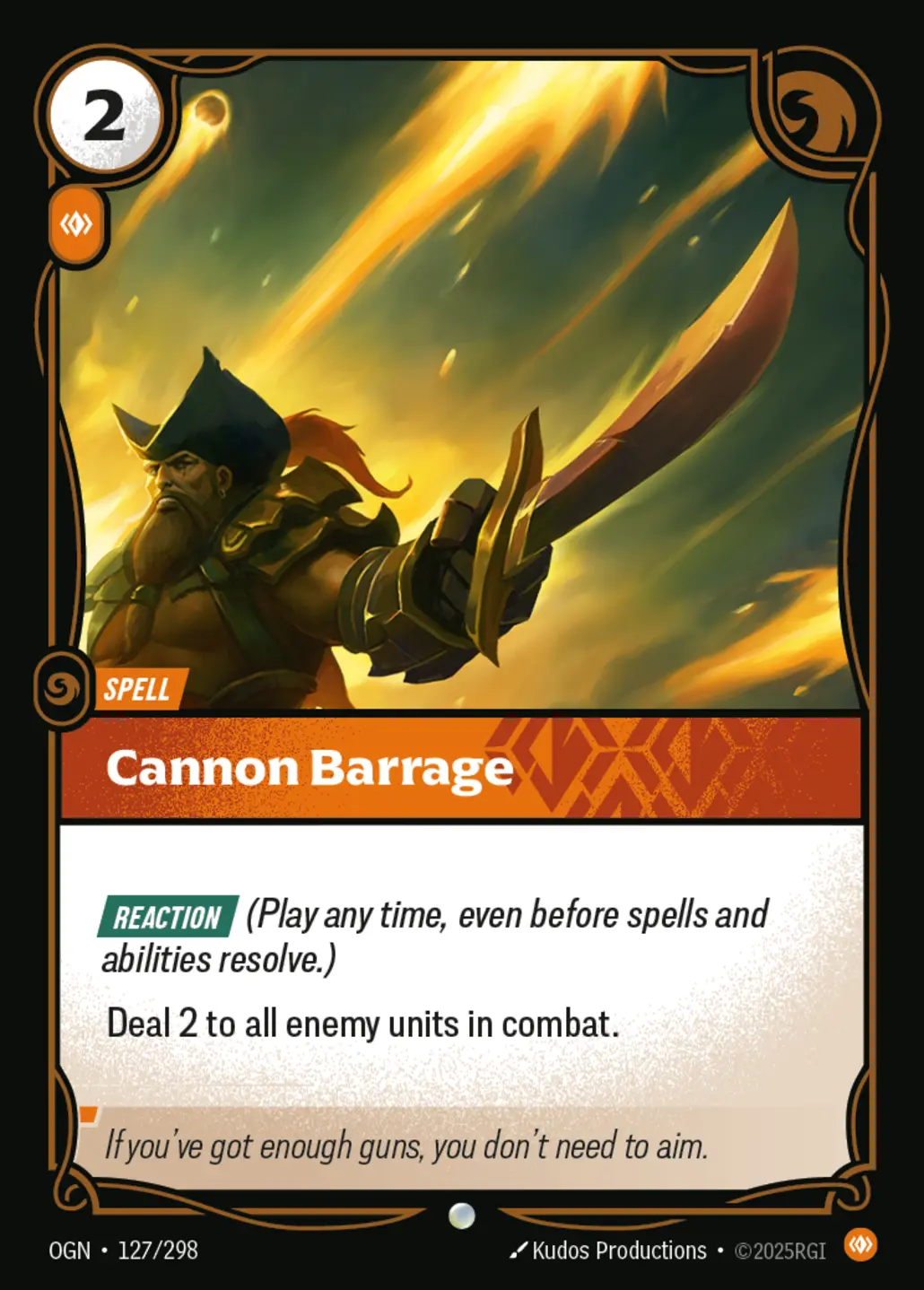 Cannon Barrage - 127/298 (OGN) Common