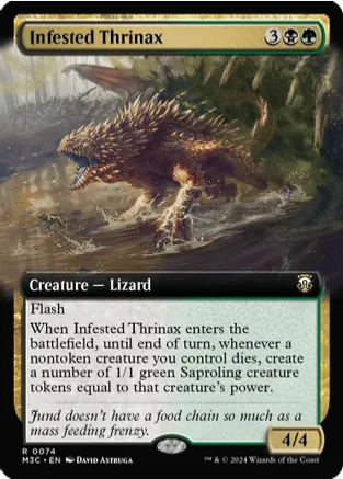 Infested Thrinax [#0074 Extended Art] (M3C-R)