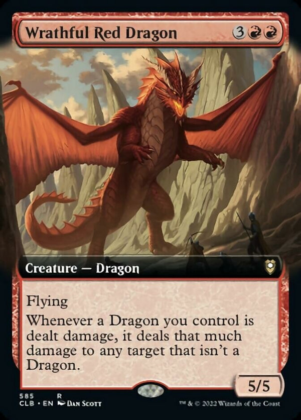 Wrathful Red Dragon [#585 Extended Art] (CLB-R)