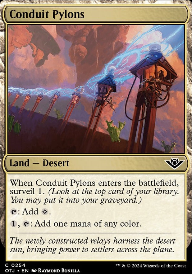 Conduit Pylons [#0254] (OTJ-C-FOIL)