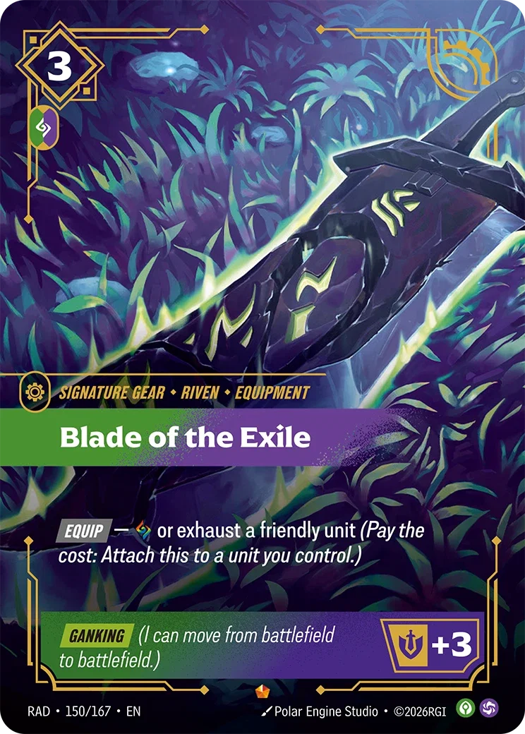 Blade of the Exile - 150/167 (RAD) Epic