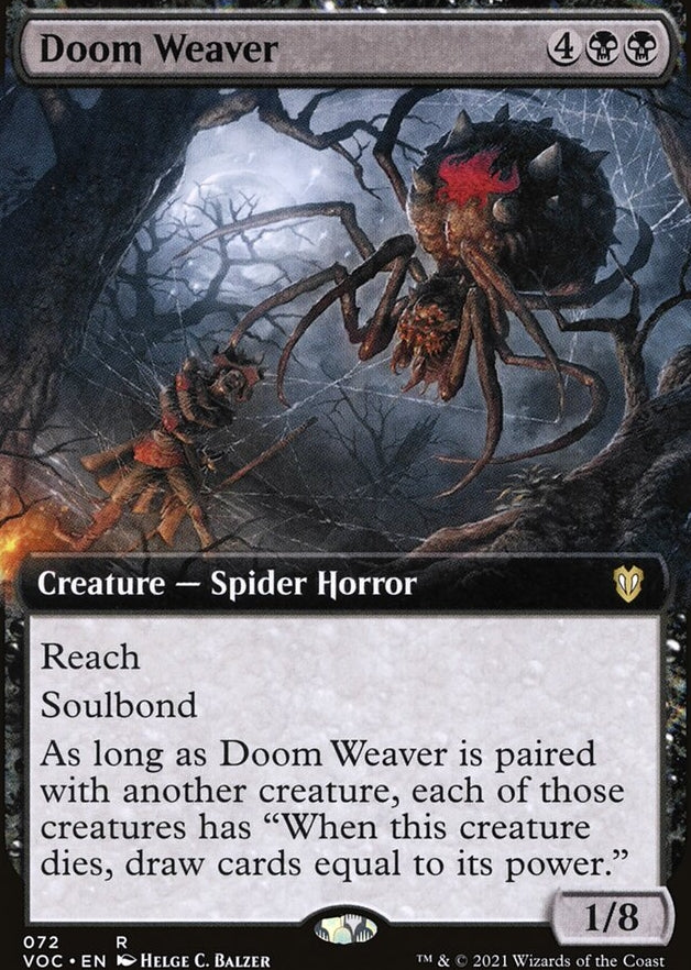 Doom Weaver [ #0072 Extended Art ] (VOC-R)