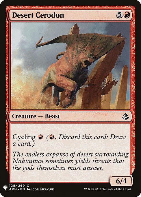 Desert Cerodon [Mystery Booster #0902] (AKH-C)