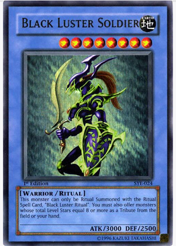 Black Luster Soldier (SYE-024) 1st Edition Damaged