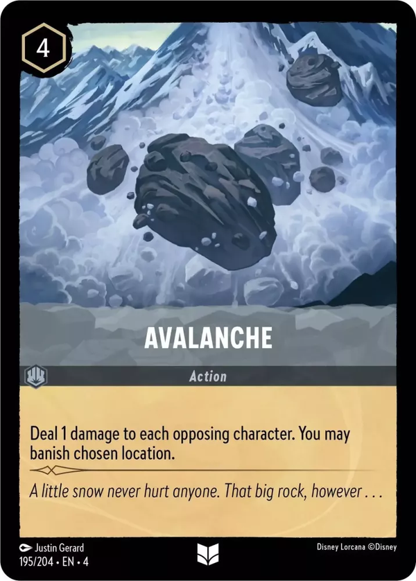 Avalanche (Ursula's Return 195/204) Uncommon - Near Mint