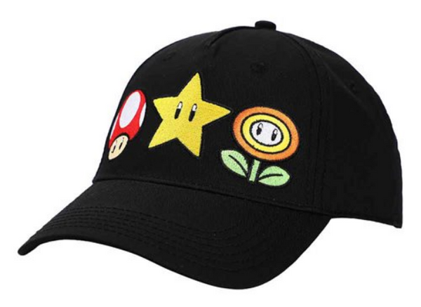 Super Mario Icons Embroidered Snapback Hat