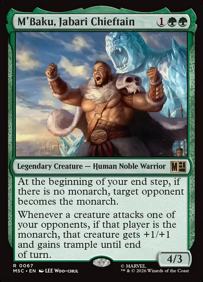 M'Baku, Jabari Chieftain [ #0067 Surge Foil ] (MSC-R)
