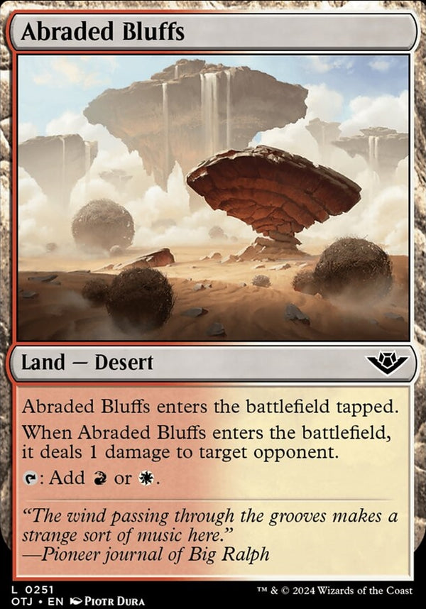 Abraded Bluffs [#0251] (OTJ-C-FOIL)