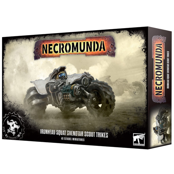 Necromunda: Gang - Ironhead Squat Prospectors: Svenotar Scout Trikes