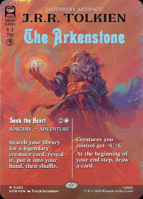 The Arkenstone // Seek the Heart [ #0283 Borderless Book Cover Surge Foil ] (HOB-M)