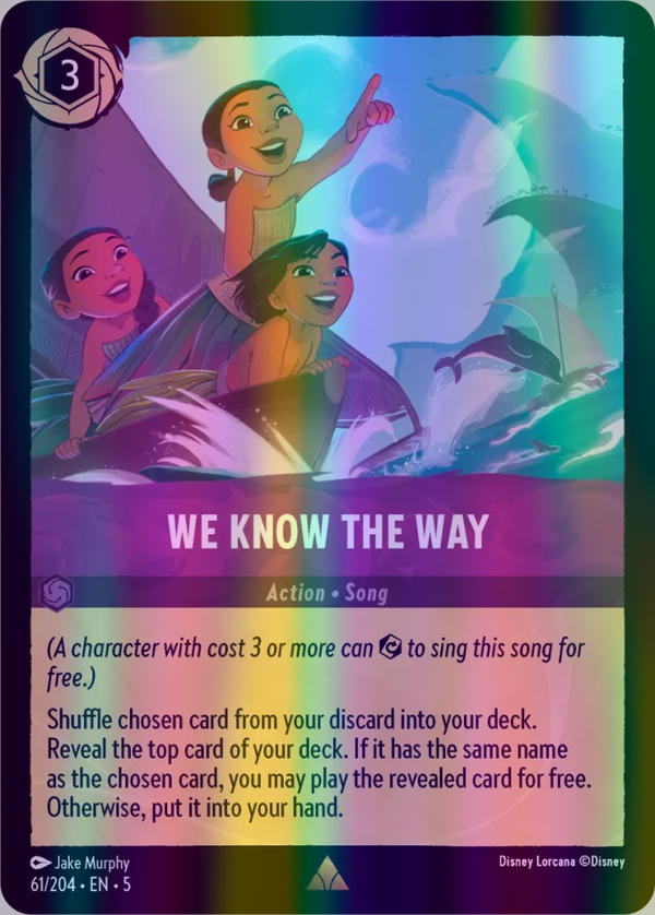 We Know the Way (Shimmering Skies 061/204) Rare - Near Mint Cold Foil