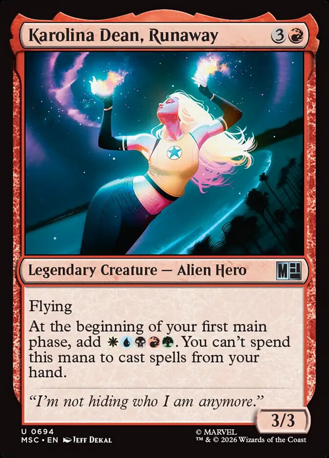 Karolina Dean, Runaway [ #0694 ] (MSC-U)