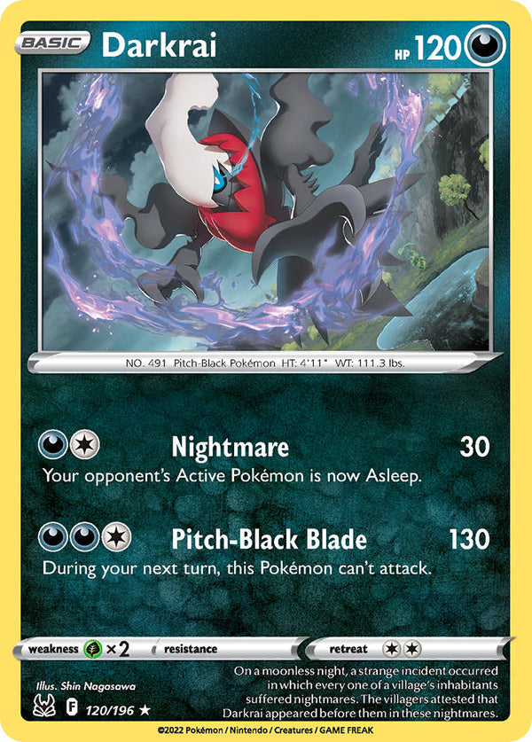 Darkrai - 120/196 (SWSH11) Holo Rare - Near Mint Holofoil