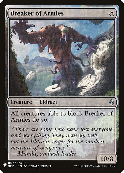 Breaker of Armies [Mystery Booster #0003] (BFZ-U)