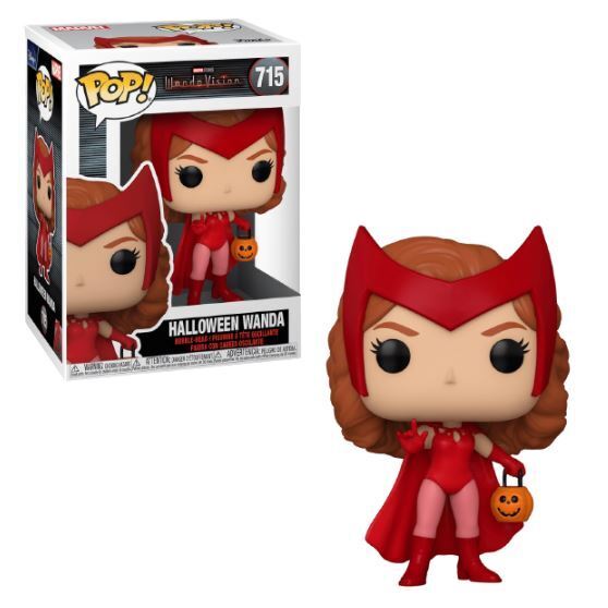 POP Figure: Marvel WandaVision #0715- Wanda (Halloween) (Damaged)