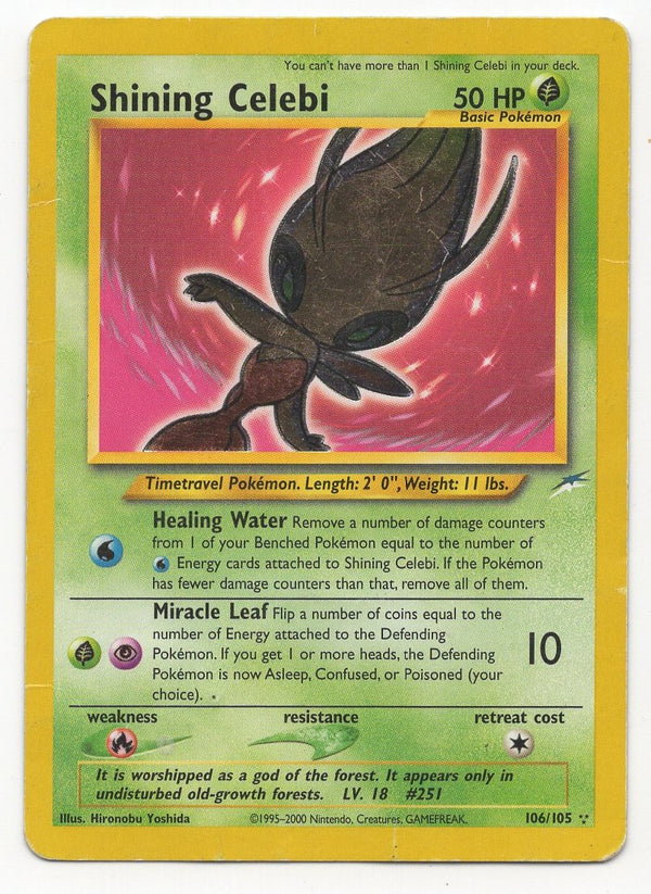 Shining Celebi (106/105) Damaged