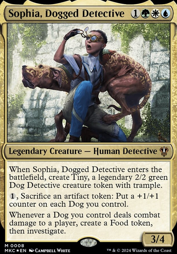 Sophia, Dogged Detective [