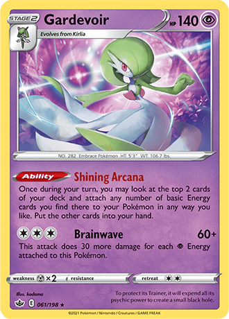 Gardevoir - 061/198 (SWSH06) Holo Rare - Near Mint Holofoil