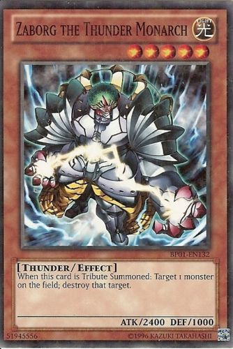 Zaborg the Thunder Monarch (Starfoil) (BP01-EN132) Starfoil Rare - Near Mint Unlimited