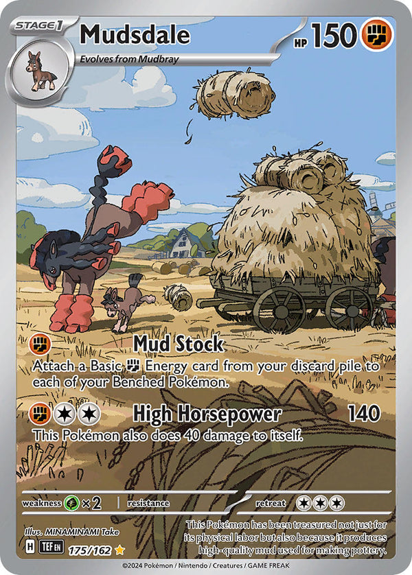 Mudsdale - 175/162 (TEF) Illustration Rare - Near Mint Holofoil