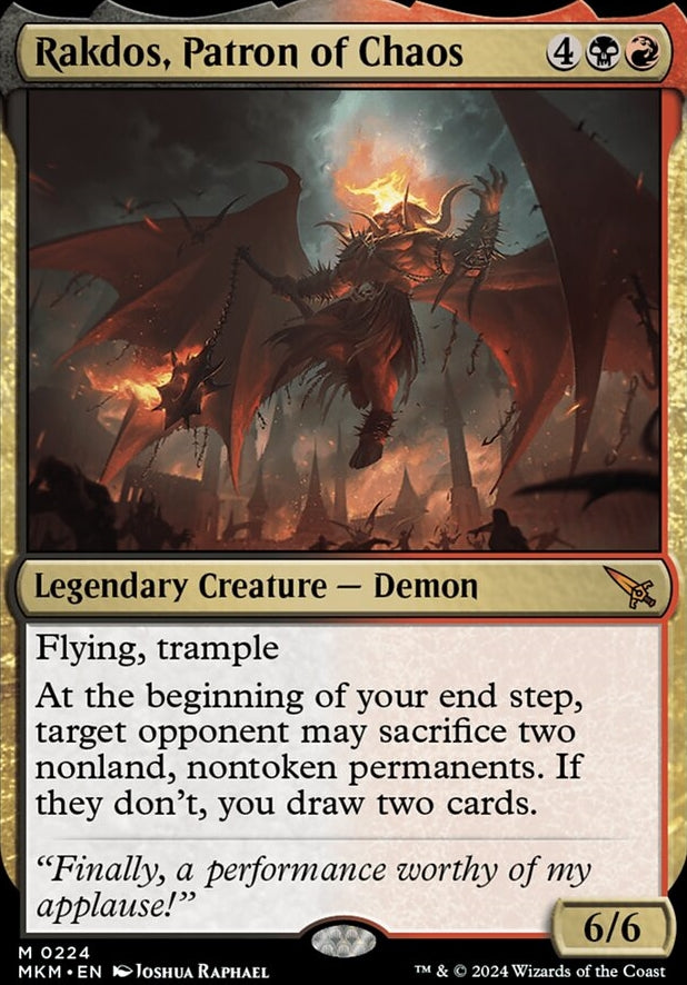 Rakdos, Patron of Chaos [#0224] (MKM-M-FOIL)
