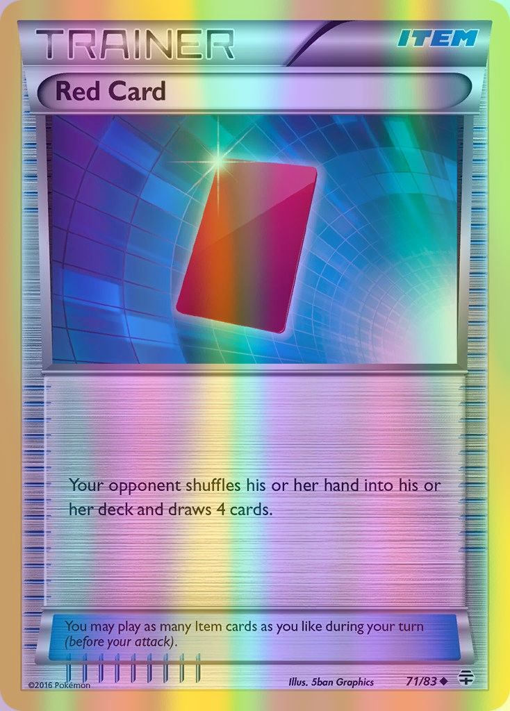 Red Card - 071/083 (GEN) Uncommon - Near Mint Reverse Holofoil