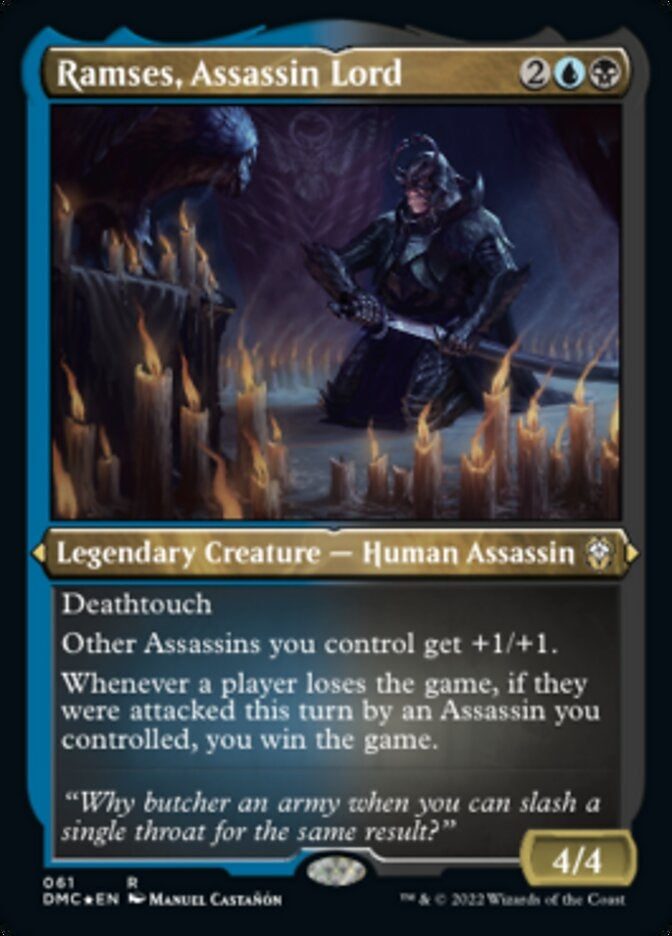 Ramses, Assassin Lord [#061 Etched FOIL] (DMC-R)