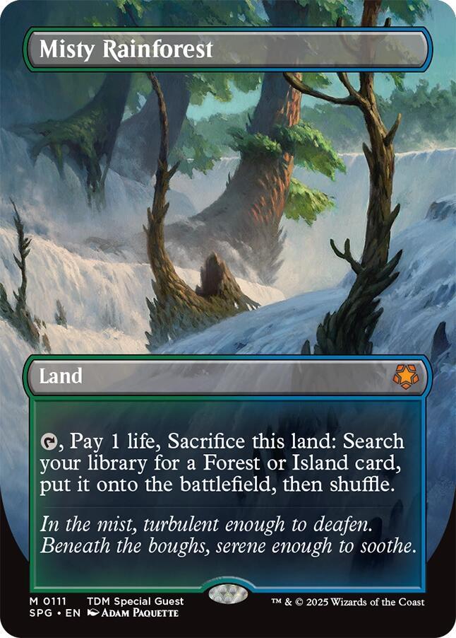 Misty Rainforest  [ #0111 Borderless ] (SPG-M)