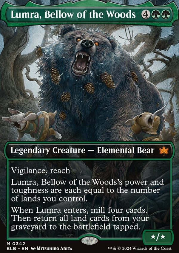 Lumra, Bellow of the Woods [#0342 Borderless] (BLB-M-FOIL)