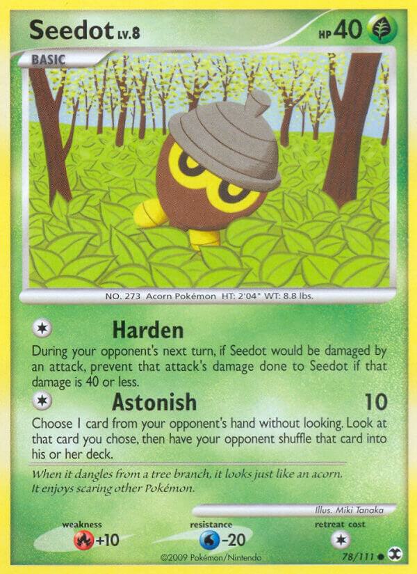 Seedot - 78/111 (RR) Common - Near Mint Reverse Holofoil
