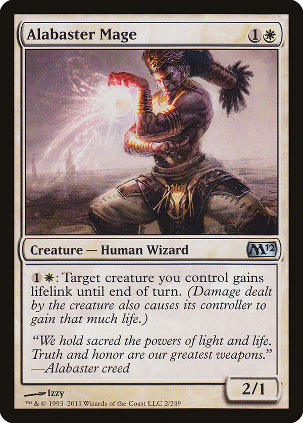 Alabaster Mage (M12-U-FOIL)