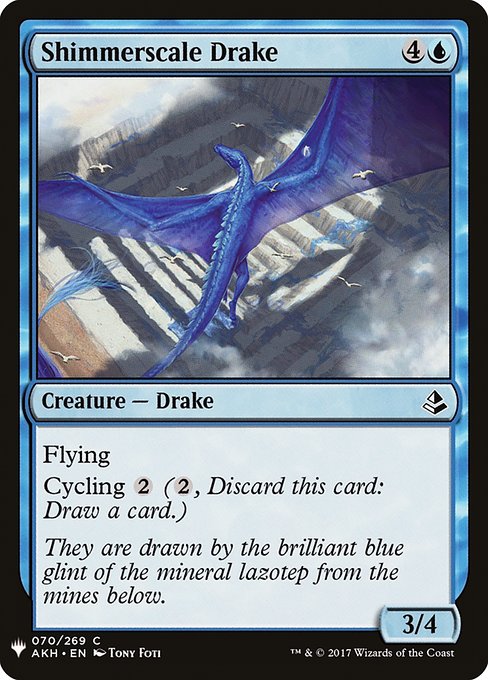 Shimmerscale Drake [Mystery Booster #0486] (AKH-C)