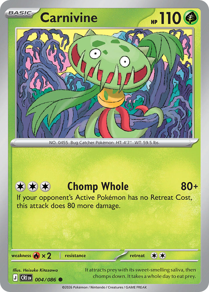Carnivine - 004/086 (CRI) Common