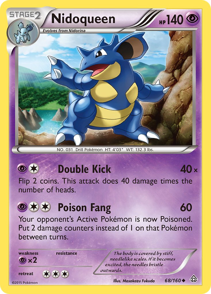 Nidoqueen - 068/160 (PRC) Uncommon - Near Mint