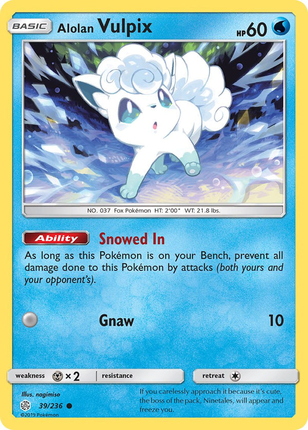 Alolan Vulpix - 039/236 (CEC) Common - Near Mint