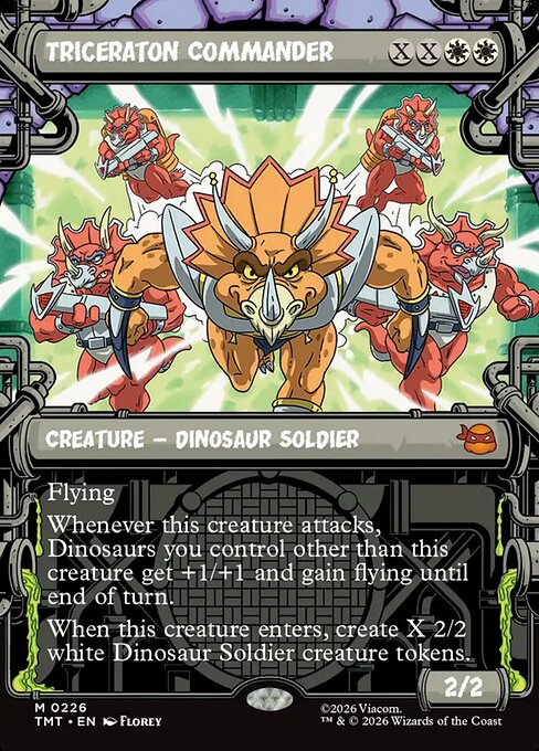 Triceraton Commander [ #0226 Sewer Frame Showcase ] (TMT-M)