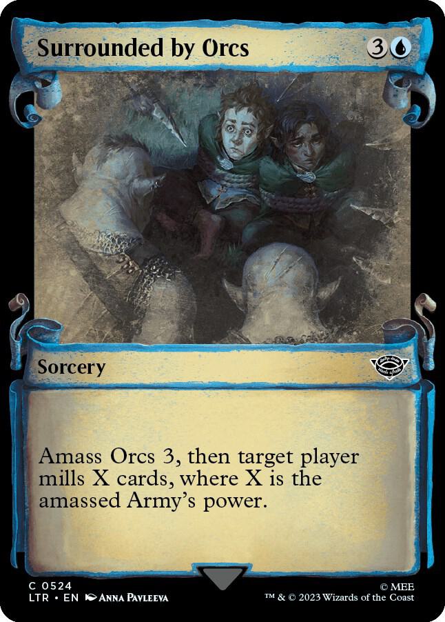 Surrounded by Orcs [#0524 Showcase Scrolls] (LTR-C-Foil)